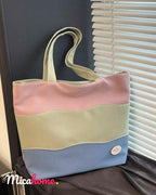 Bolso multicolor de gran capacidad
