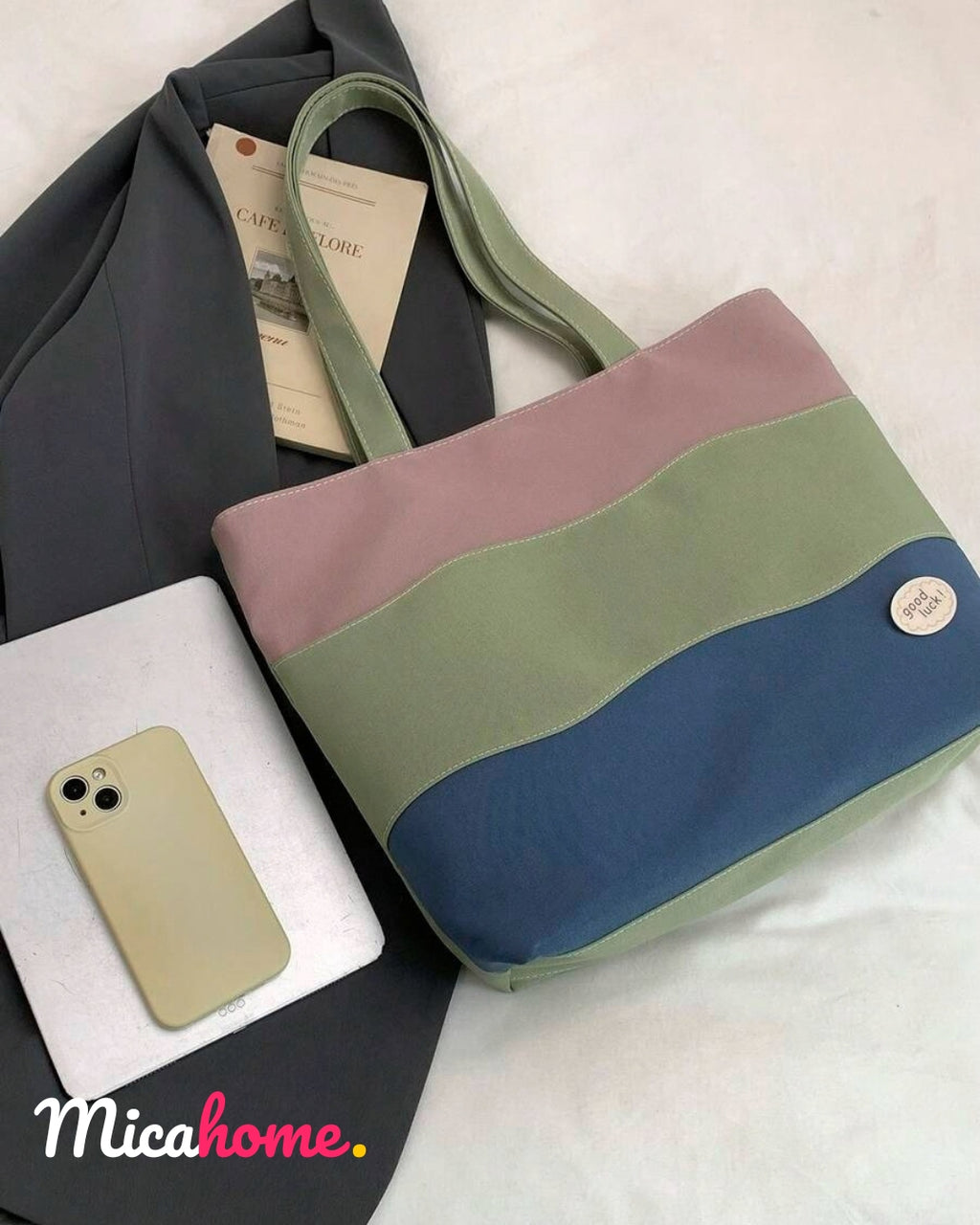 Bolso multicolor de gran capacidad