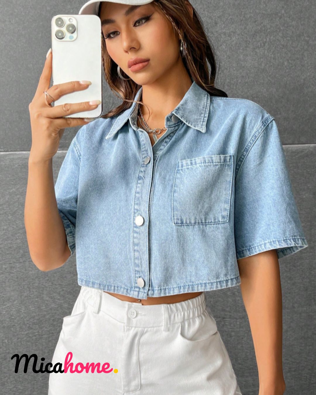 Camisa mezclilla