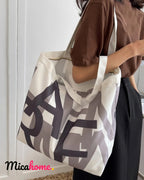 Bolso tote con diseño gráfico