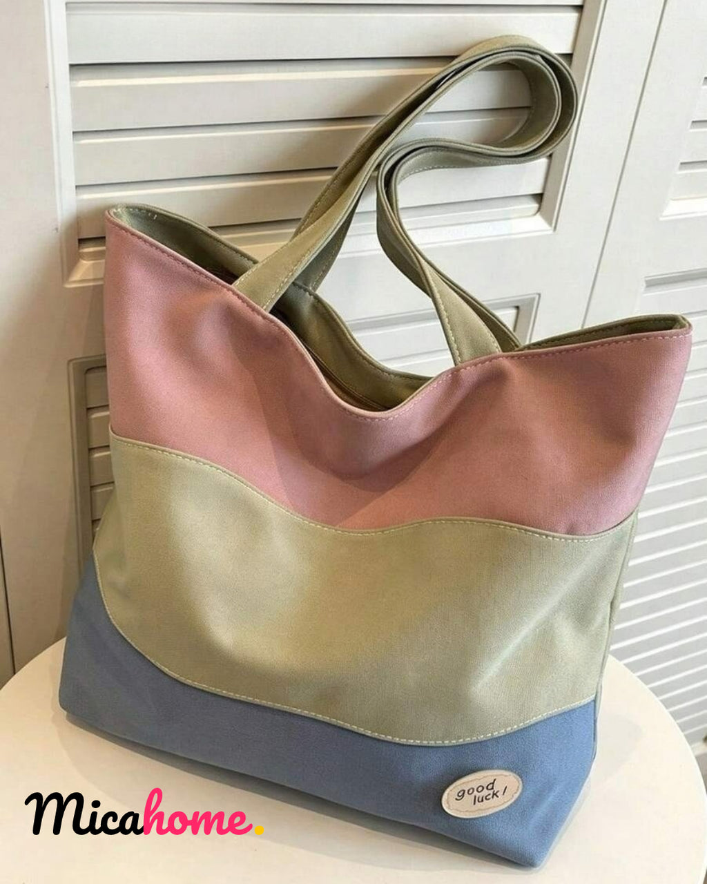 Bolso multicolor de gran capacidad